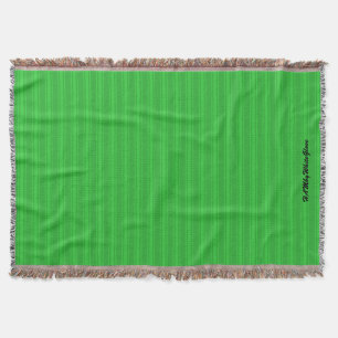 HAMbyWhiteGlove - Throw Blanket - Green/Green
