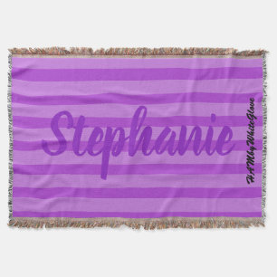 HAMbyWhiteGlove - Throw Blanket - Purple Violet