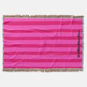 HAMbyWhiteGlove - Throw Blanket - Rose/Pink