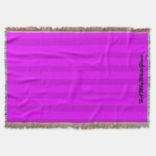 HAMbyWhiteGlove - Throw Blanket - Violet/Violet