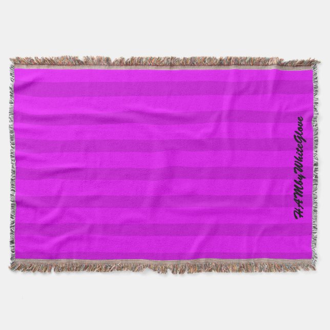 HAMbyWhiteGlove - Throw Blanket - Violet/Violet (Front)