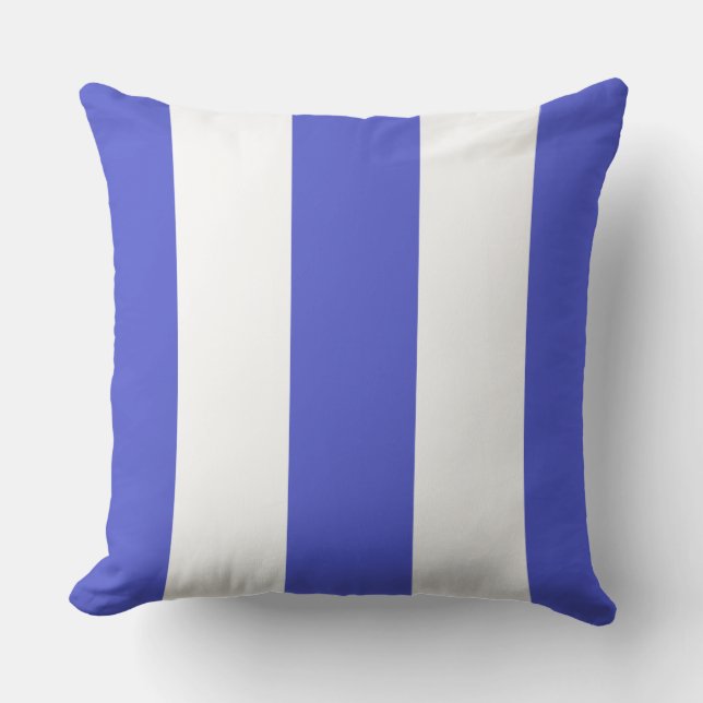 HAMbyWhiteGlove - Throw Pillow - Royal White (Front)