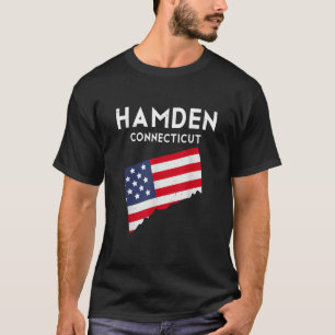 Hamden Connecticut USA State America Travel Connec T-Shirt