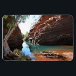 Hamersley Gorge, Karijini National Park - Magnet<br><div class="desc">Amazing Hamersley Gorge,  Karijini National Park,  Western Australia - Pemium Magnet</div>