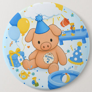 Hamhock's Splashtastic! Storybook 6 Cm Round Badge