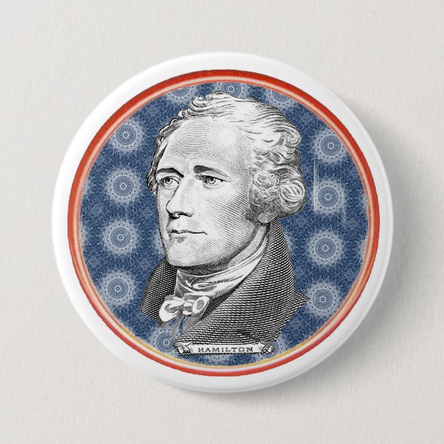 Hamilton 7.5 Cm Round Badge (Front)