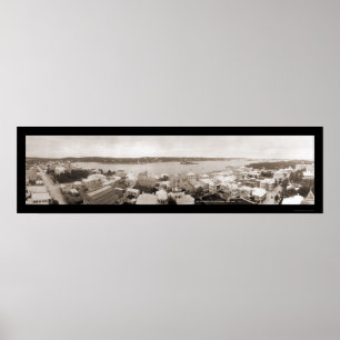 Hamilton Bermuda Tower Photo 1911 Poster