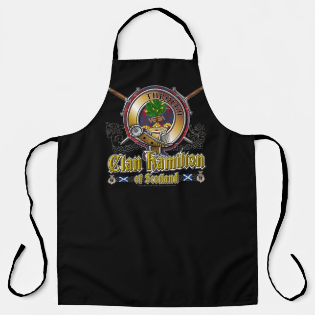 Hamilton Clan Badge Apron (Front)