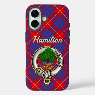 Hamilton Clan Badge & Tartan iPhone / iPad case