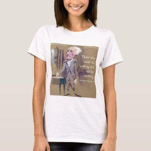 Hamilton "Fall For Anything" Quote Womens Tee