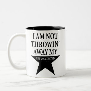 Hamilton - I Am Not Throwing Away My Shot Two-Tone Coffee Mug
