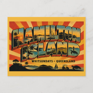 Hamilton Island Queensland Resort Island Vintage  Postcard