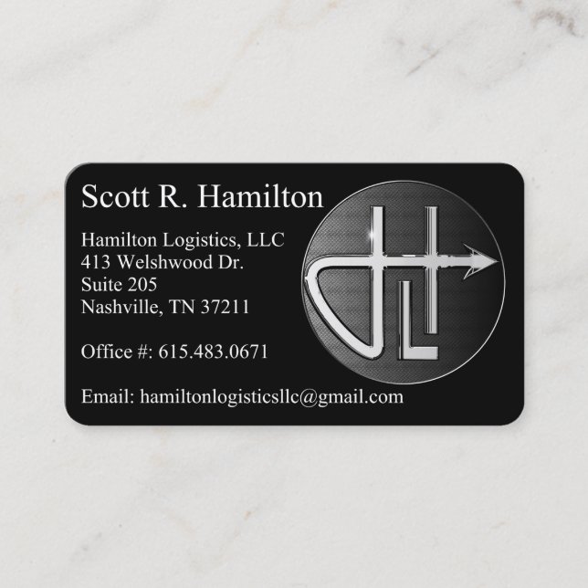 Hamilton Logistics 1 Business Card (Front)