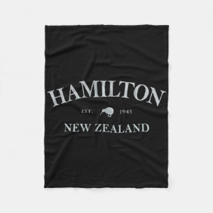 Hamilton New Zealand Hamilton Nz Graphic Print  Fleece Blanket