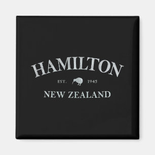 Hamilton New Zealand Hamilton Nz Graphic Print  Magnet