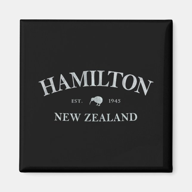 Hamilton New Zealand Hamilton Nz Graphic Print  Magnet (Front)