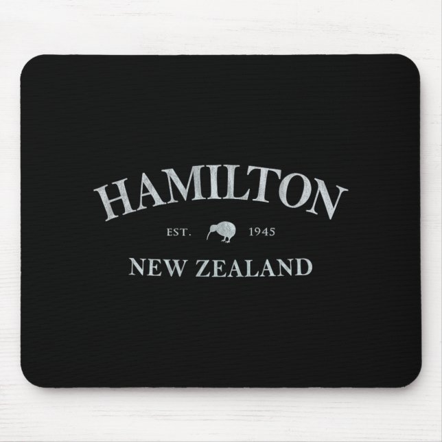 Hamilton New Zealand Hamilton Nz Graphic Print  Mouse Pad (Front)