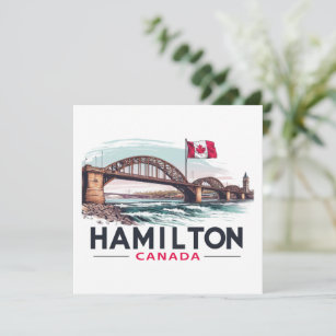 Hamilton Ontario Canada  Holiday Card