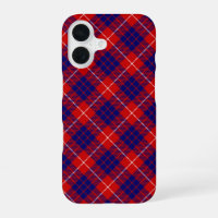 Hamilton tartan red blue purple plaid