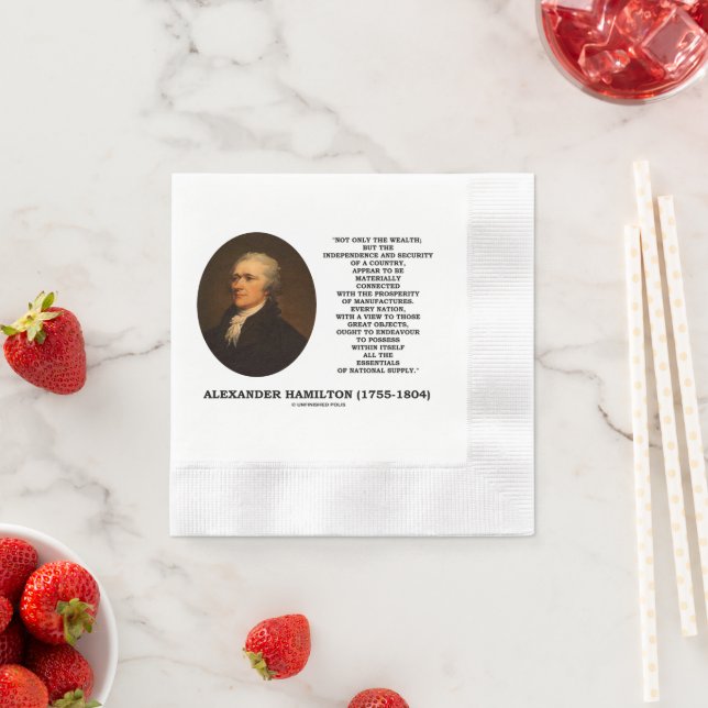 Hamilton Wealth Independence Security Manufactures Napkin (Insitu)