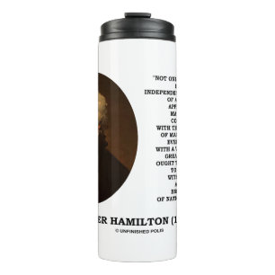 Hamilton Wealth Independence Security Manufactures Thermal Tumbler