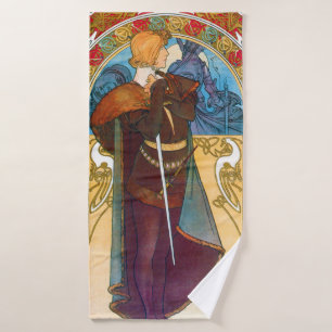 Hamlet, Alphonse Mucha Bath Towel