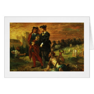 Hamlet and Horatio in the Cemetery, 1859 (oil on c