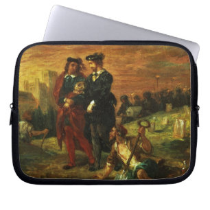 Hamlet and Horatio in the Cemetery, 1859 (oil on c Laptop Sleeve