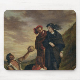 Hamlet and Horatio in the Cemetery Mouse Pad