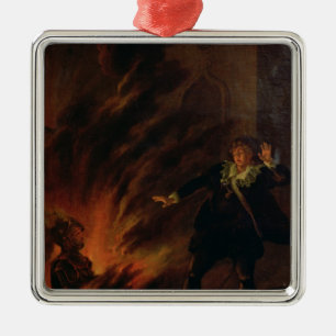Hamlet and the Ghost of his Father Metal Tree Decoration