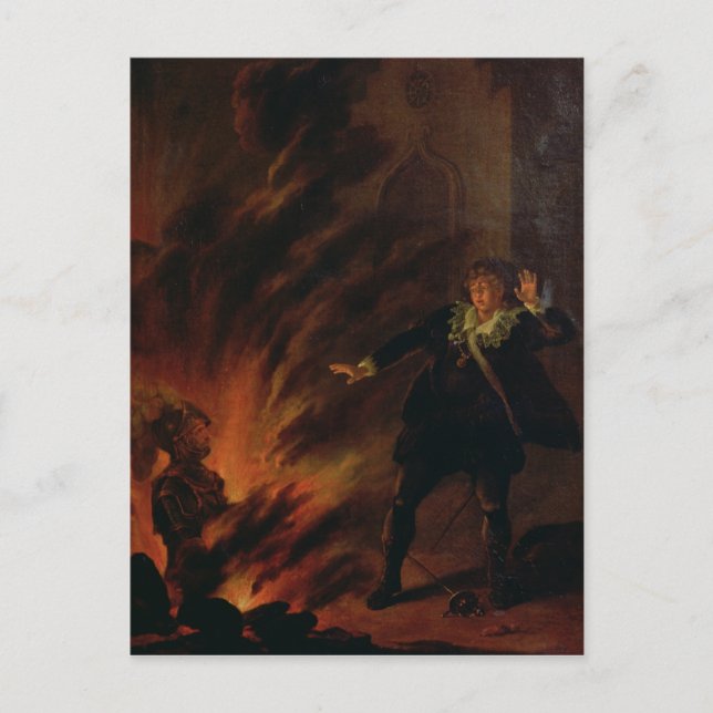 Hamlet and the Ghost of his Father Postcard (Front)