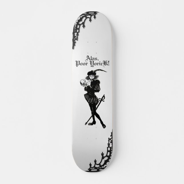 Hamlet Caricature Skateboard (Front)