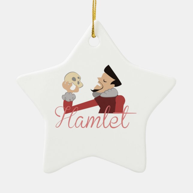 Hamlet Ceramic Tree Decoration (Front)