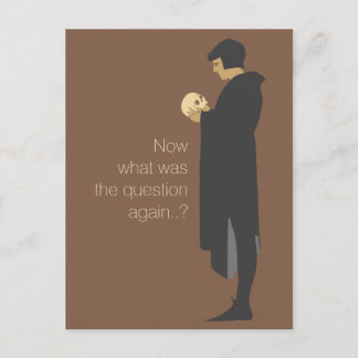 Hamlet holding a skull CC0720 Beggarstaffs Postcard