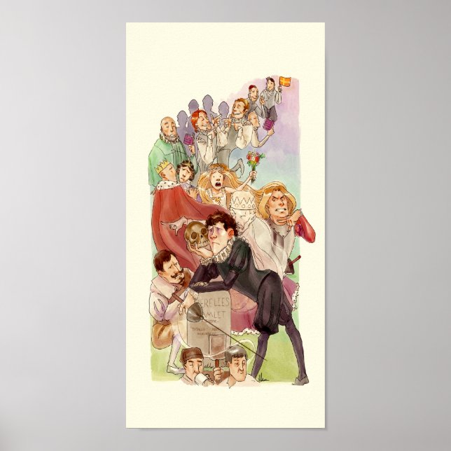 Hamlet - Original Art Print (Front)