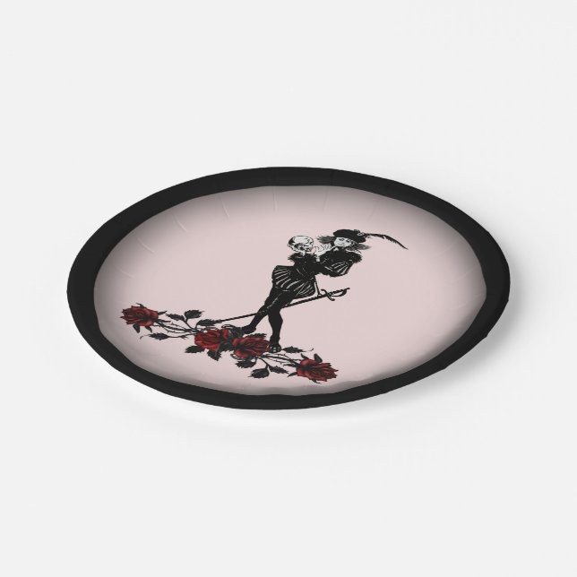 Hamlet Pink Paper Plate (Angled)