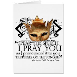 Hamlet "Speak the speech ..."