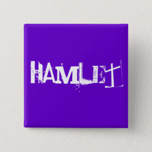 Hamlet - The Shakespeare Series 15 Cm Square Badge