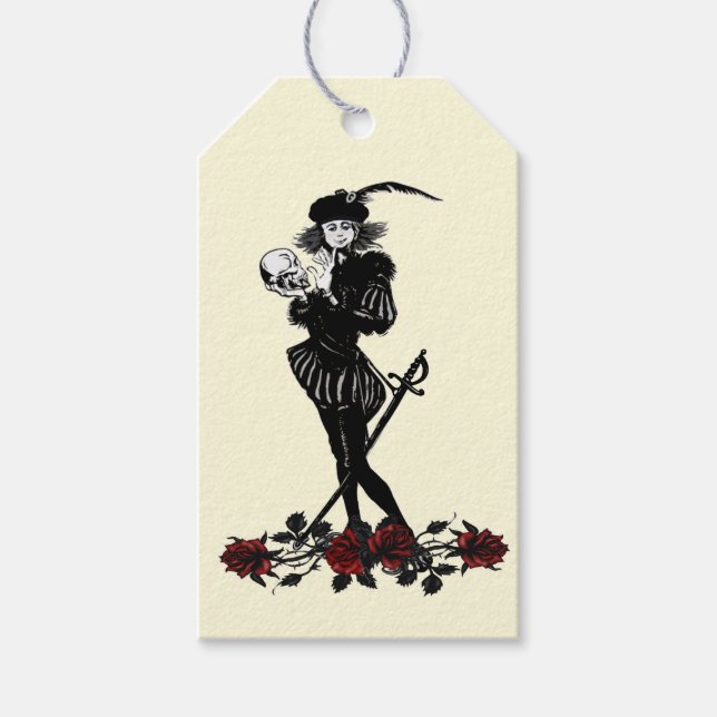 Hamlet Yellow Gift Tags (Front)