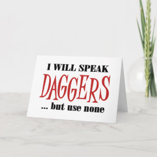 Hamlet's Daggers Card