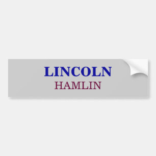 HAMLIN, LINCOLN BUMPER STICKER