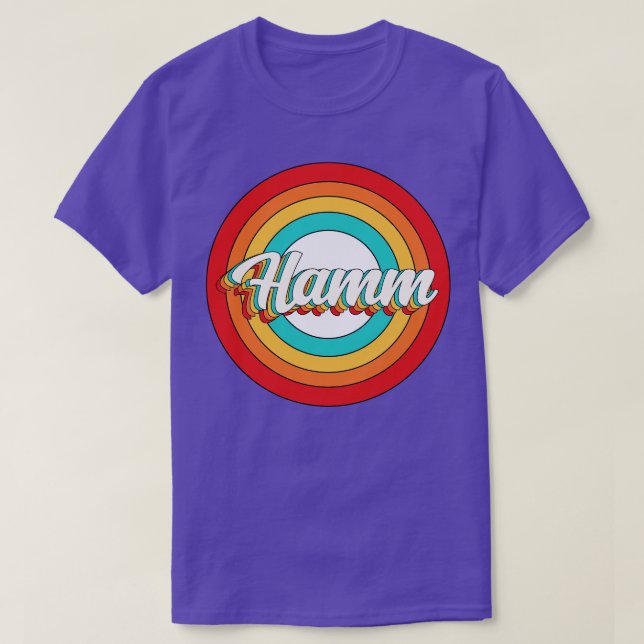 Hamm Name Shirt Vintage Hamm Circle (Design Front)
