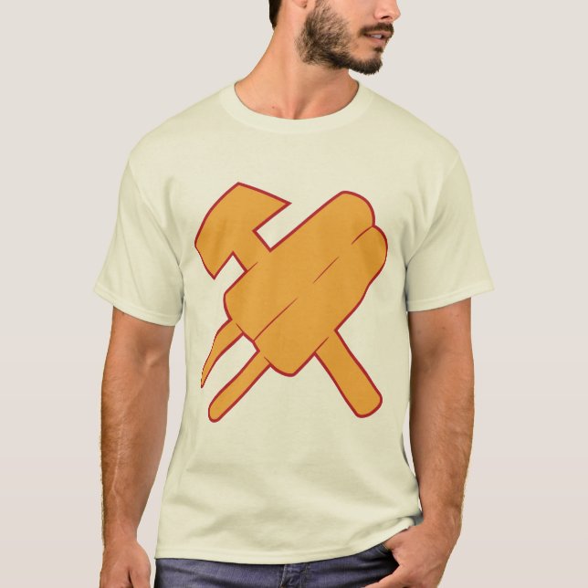 hammer and popsickle popsicle cccp ussr T-Shirt (Front)