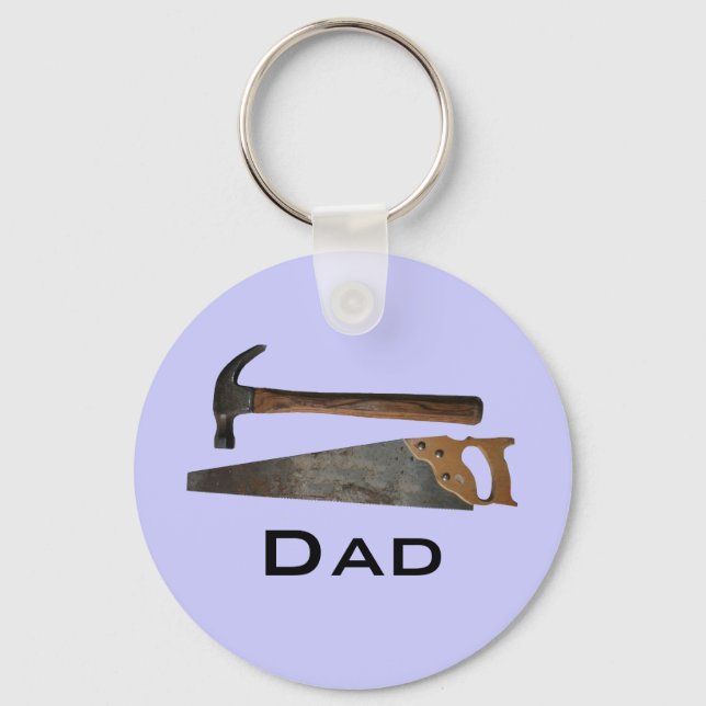 Hammer and Saw Key Ring (Front)