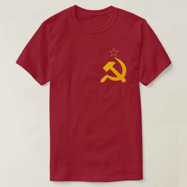 Hammer and Sickle СССР  T-Shirt (Design Front)