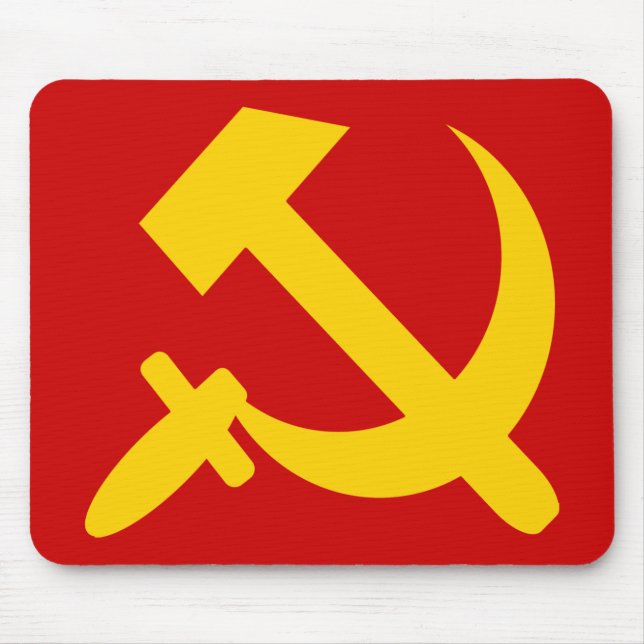 HAMMER AND SICKLE 1 MOUSE PAD (Front)