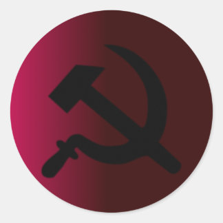 Hammer and Sickle Classic Round Sticker