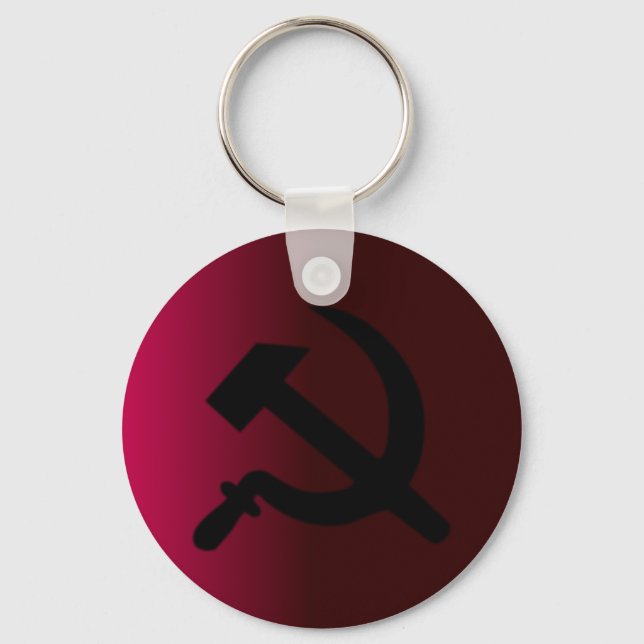 Hammer and Sickle Key Ring (Front)