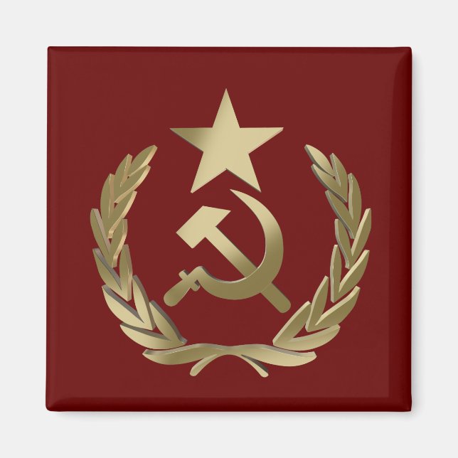 Hammer and sickle magnet (Front)