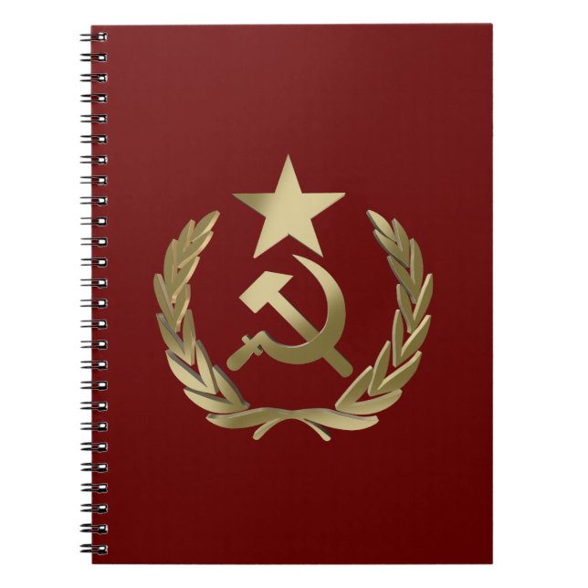 Hammer and sickle notebook (Front)